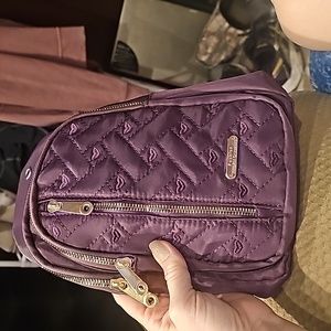 Purple cross body